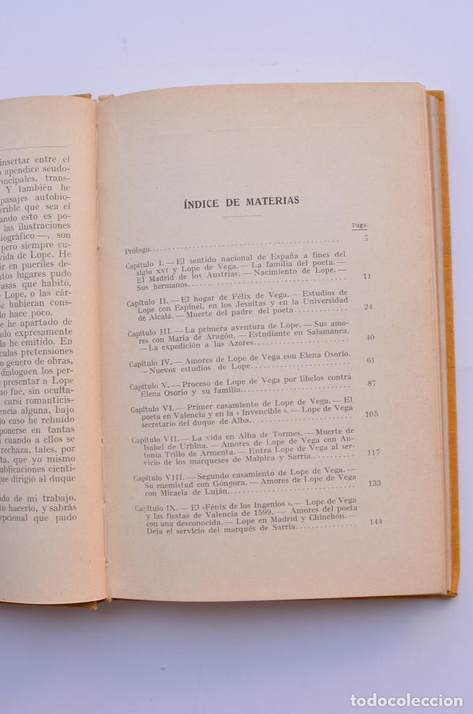 Libros: Vida de Lope de Vega - ENTRAMBASAGUAS Y PE&Ntilde;A, Joaqu&iacute;n de - Foto 3