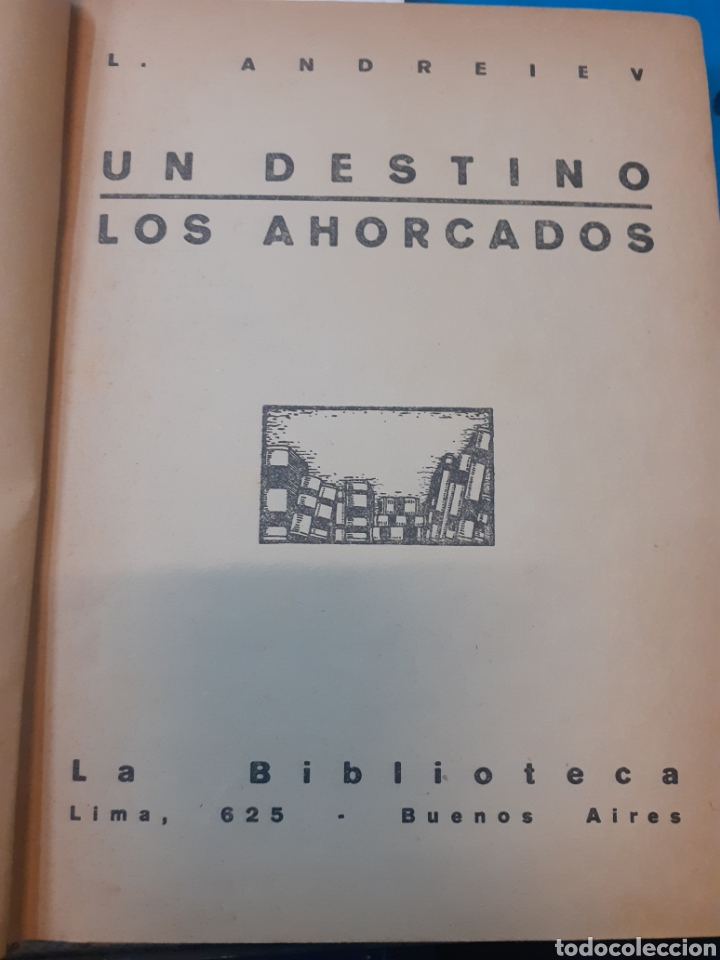 Libros: OBRAS COMPLETAS. Un destino y otras novelas - ANDREIEV - Foto 2