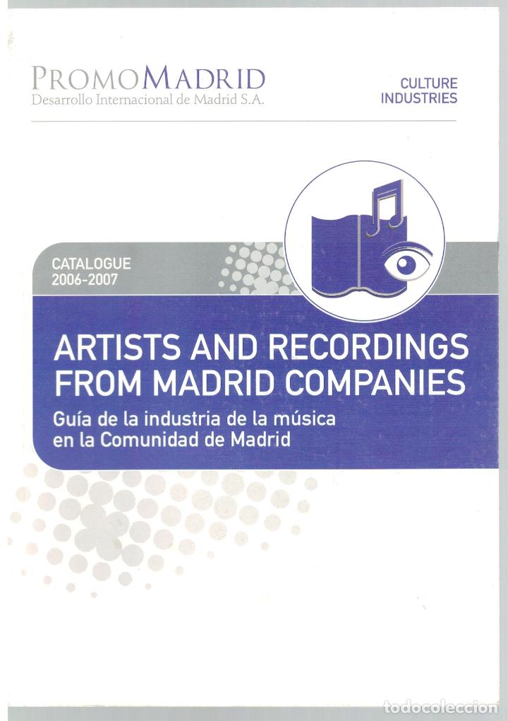 Livros em segunda m&atilde;o: Artists and Recordings From Madrid Companies. Catalogue 2006-2007. - vvaa