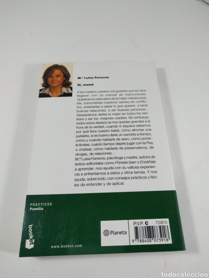 Libros: Si mam&aacute;. Mar&iacute;a Luisa ferreros. Booket. - Foto 2