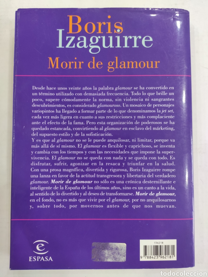 Libros: Morir de Glamour. Boris Izaguirre - Foto 2