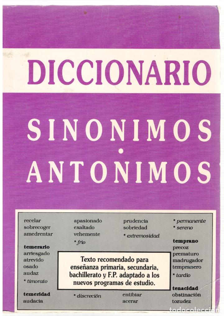 Libros: Diccionario de sin&oacute;nimos y ant&oacute;nimos - G. P&eacute;rez Sevilla (dir) - Foto 1