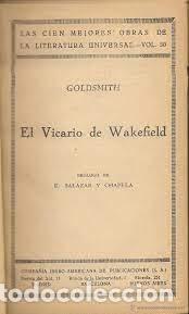 Libros: EL VICARIO DE WAKEFIELD - Foto 1