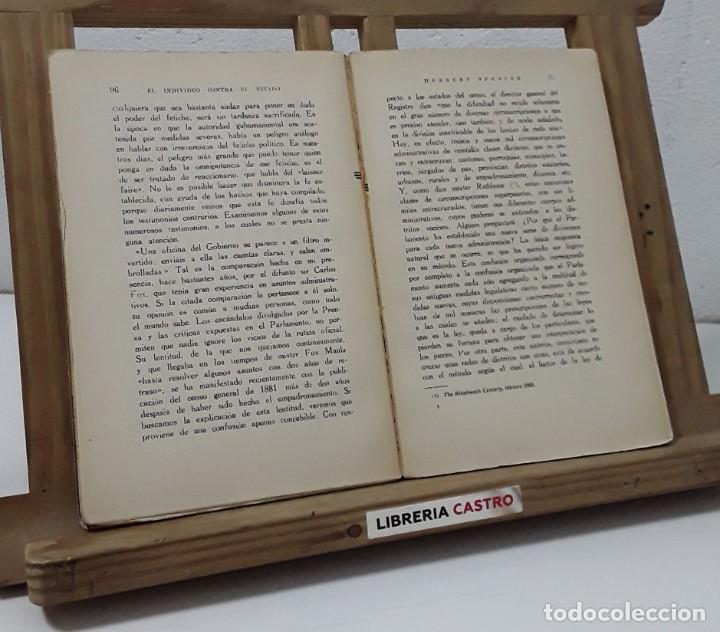 Libros: El individuo contra el estado - Herbert Spencer - Foto 4
