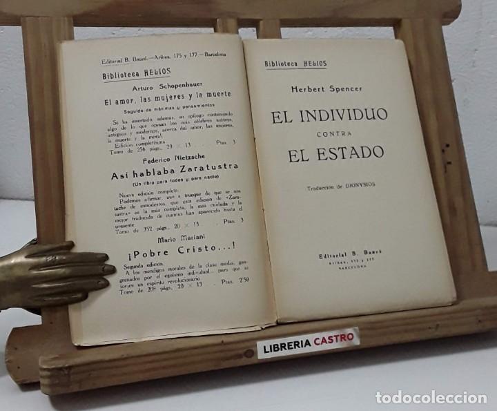Libros: El individuo contra el estado - Herbert Spencer - Foto 3