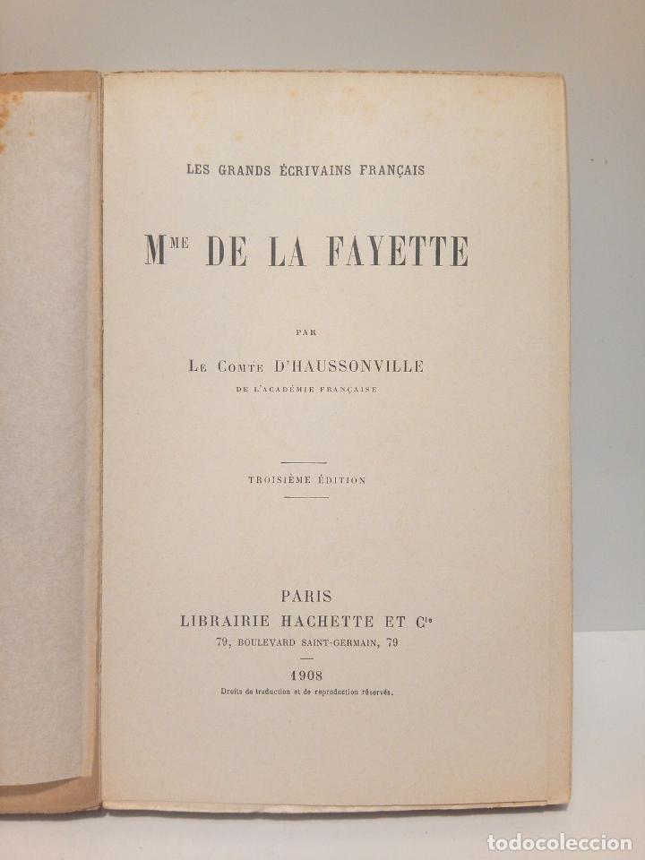 Libros: DHAUSSONVILLE, Le Comte - Mme. de la Fayette - Foto 3