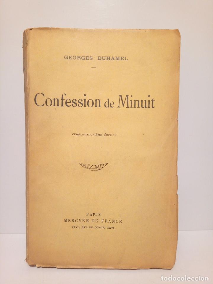 Libros: DUHAMEL, Georges - Confession de Minuit - Foto 1