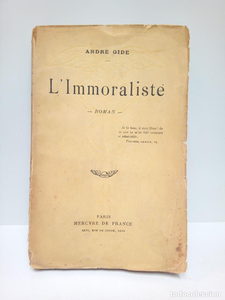 Libros: GIDE, Andr&eacute; - LImmmoraliste (roman) - Foto 1