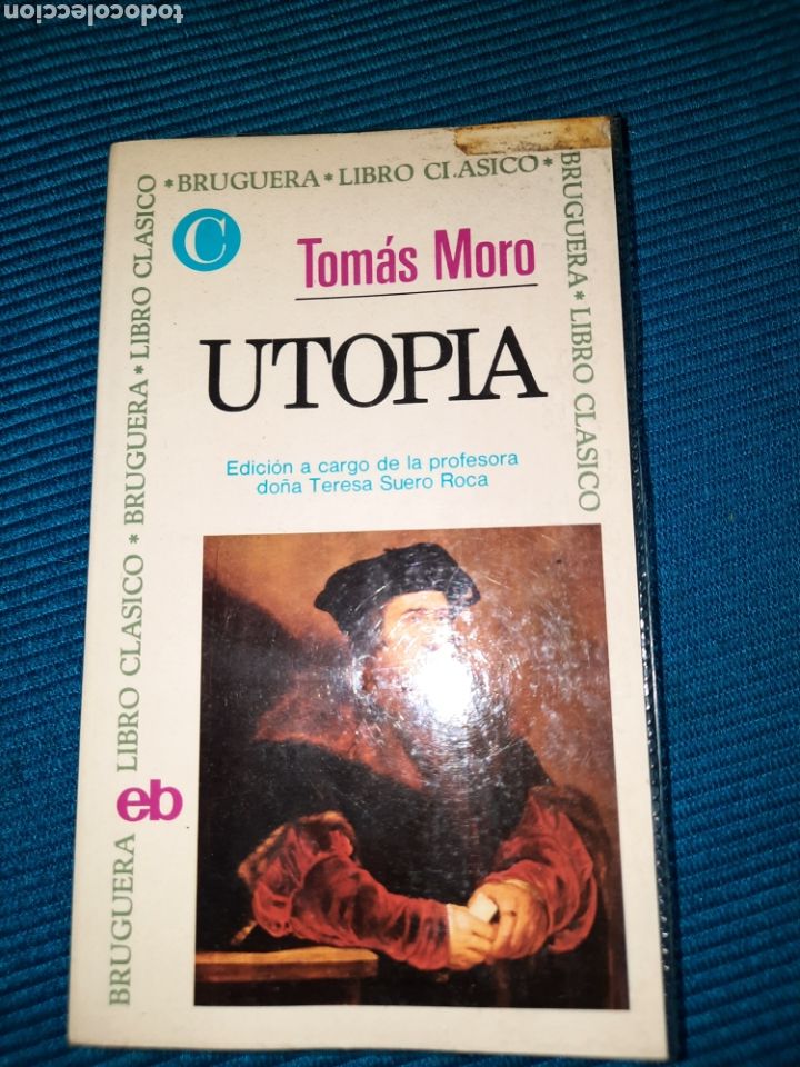 Libros: TOM&Aacute;S MORO, UTOP&Iacute;A. BRUGUERA - Foto 1