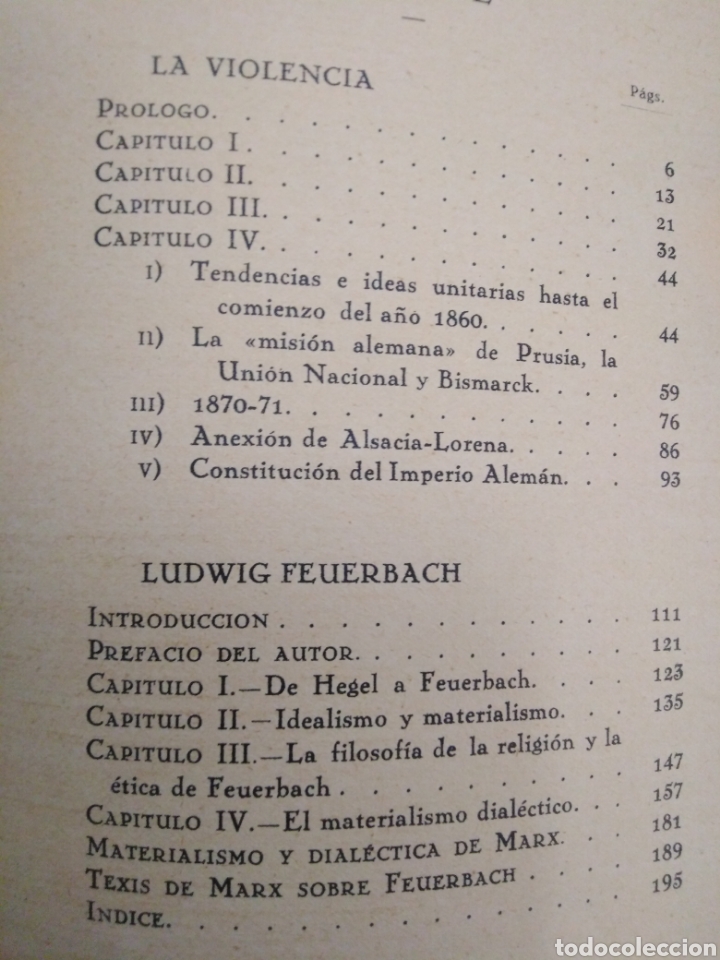 Libros: LA VIOLENCIA - ENGELS,Federico. - Foto 4