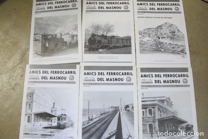 books: AMICS DEL FERROCARRIL DEL MASNOU. 6 N&ordm;. 22, 27, 28, 31, 32 I 37