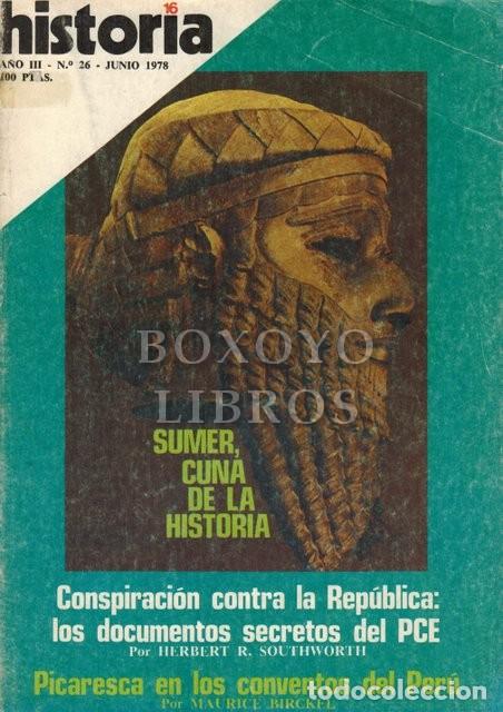 Libros: Historia 16. A&ntilde;o III. N&ordm; 26. Junio 1978 - Foto 1
