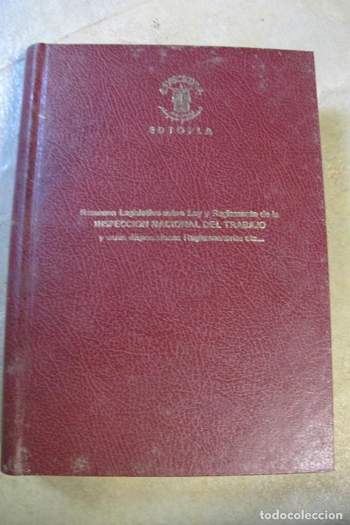 B&uuml;cher: RESUMEN LEGISLATIVO SOBRE LEY Y REGLAMENTO DE LA INSPECCION NACIONAL DEL TRABAJO