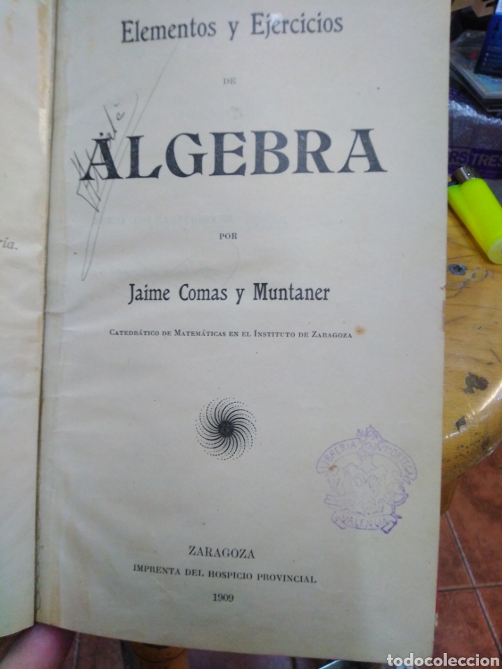 Libros: ELEMENTOS Y EJERCICIOS DE ALGEBRA y ELEMENTOS Y EJERCICIOS DE TRIGONOMETRIA. Las 2 obras en 1 tomo - - Foto 1