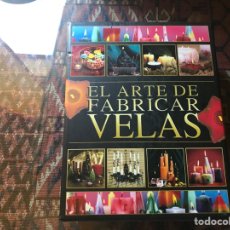 Libros: EL ARTE DE FABRICAR VELAS. TIKAL. BOX CON MOLDES, VELAS Y LIBRO.