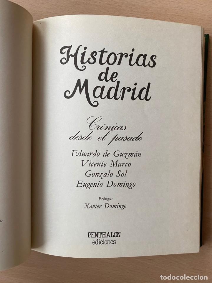 Libros: HISTORIAS DE MADRID - Varios - Foto 2