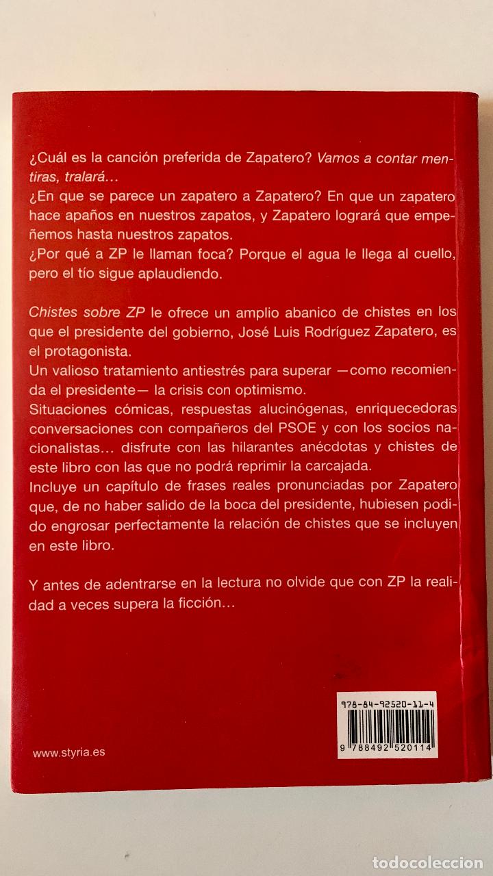 Libros: Chistes sobre Zapatero.- Rilla, Juncal de - Foto 4