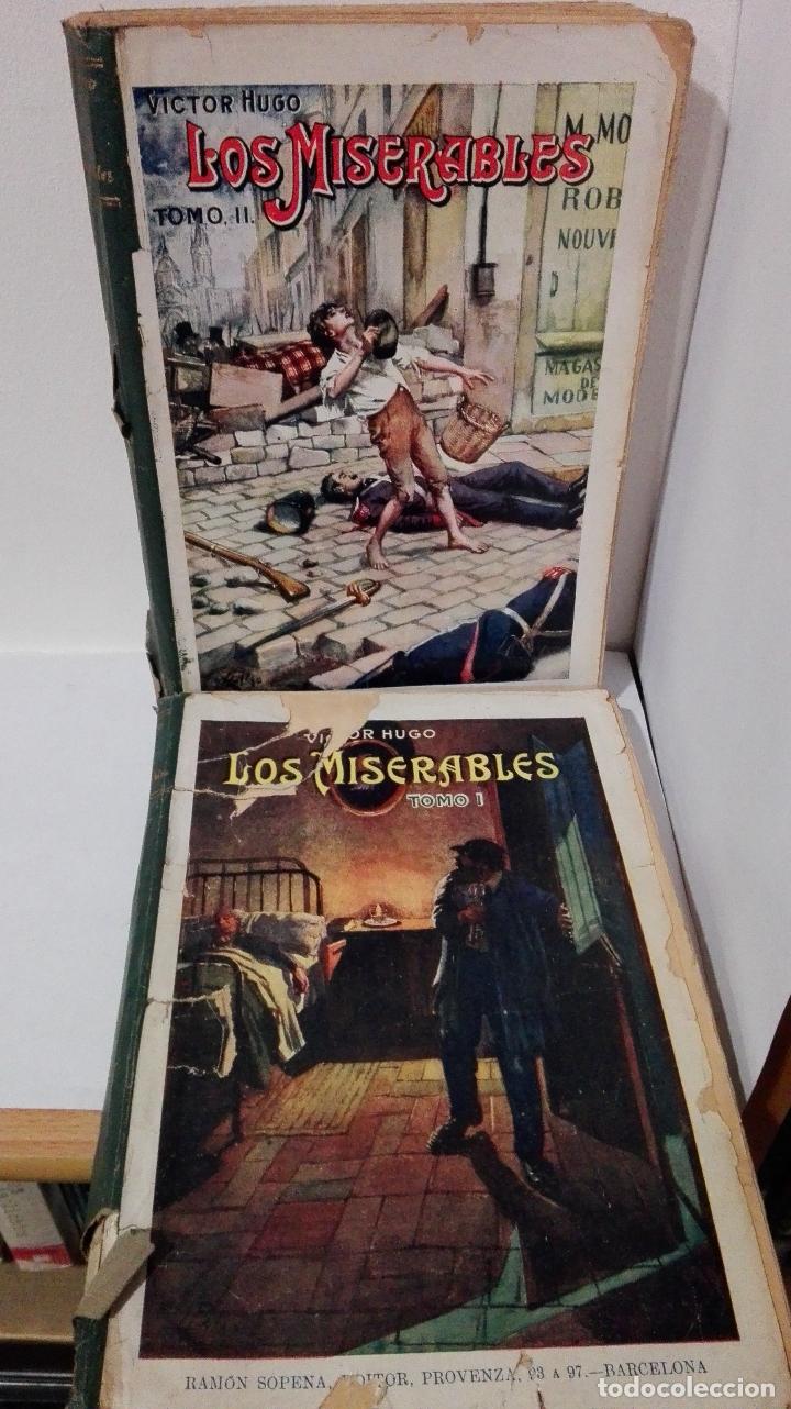 Libros: LOS MISERABLES 2 TOMOS - Victor Hugo - Foto 1