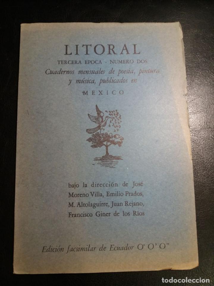 Libros: Litoral. Tercera &eacute;poca. N&ordm; 2. - VV.AA.: - Foto 1