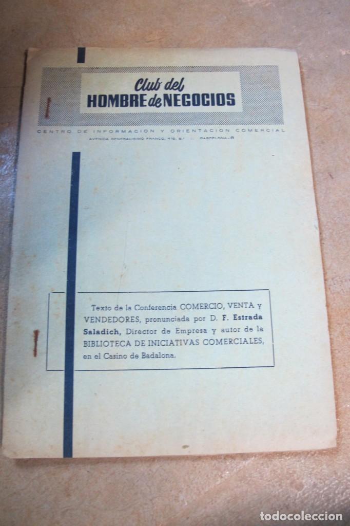 B&uuml;cher: CLUB DE HOMBRES DE NEGOCIOS. D. F. ESTRADA SALADICH CONFERENCIA EN EL CASINO DE BADALONA