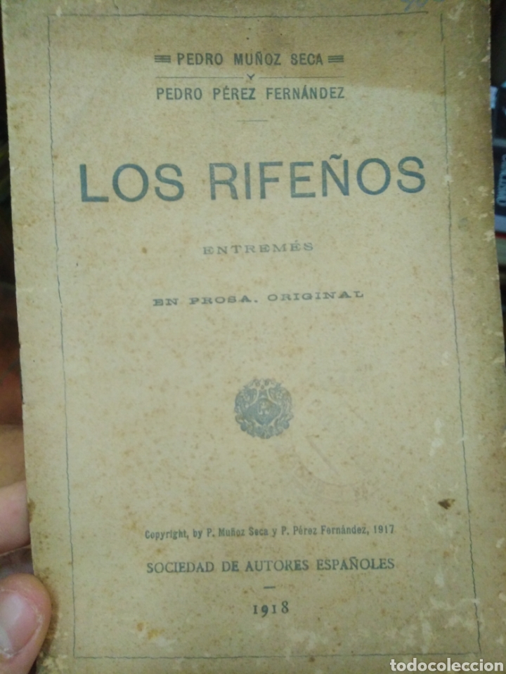Libros: LOS RIFE&Ntilde;OS - MU&Ntilde;OZ SECA,Pedro y PEREZ FERNANDEZ,Pedro.