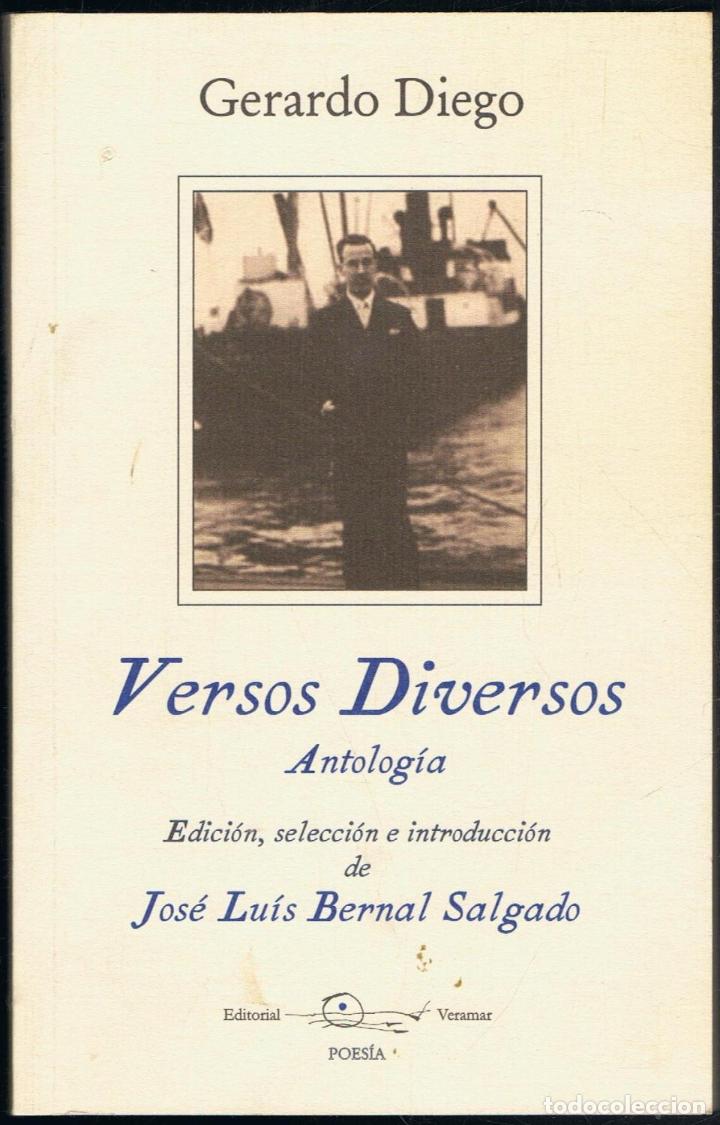 Libros: Diego. Gerardo - VERSOS DIVERSOS. Antolog&Atilde;&shy;a - Foto 1