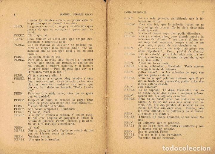 Libros: Linares Rivas. Manuel - DO&Atilde;�A DESDENES. Teatro - Foto 1