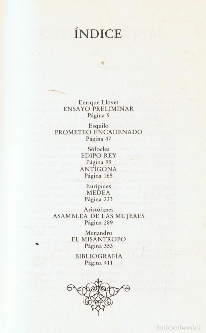 Libros: AA.VV - TEATRO GRIEGO - Foto 2