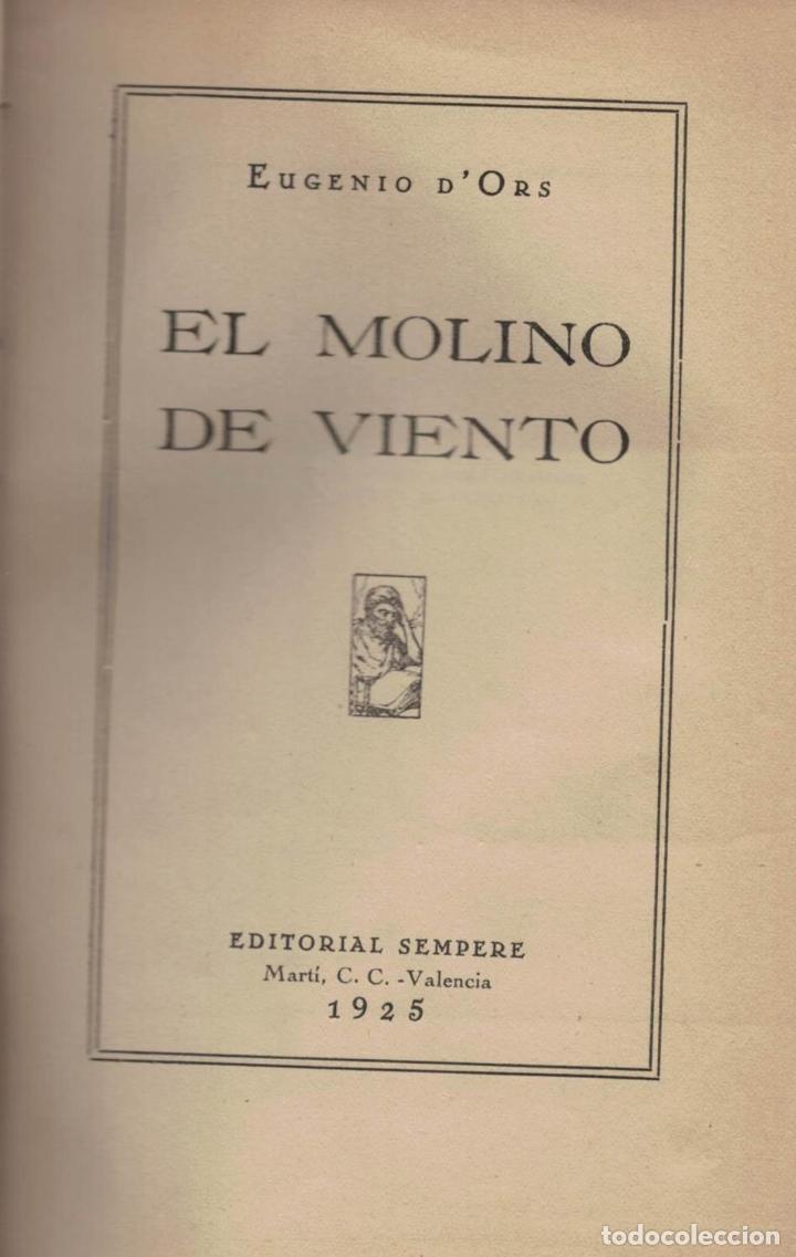 Libros: DOrs. Eugenio - EL MOLINO DE VIENTO - CINCO MINUTOS DE SILENCIO. - Foto 1