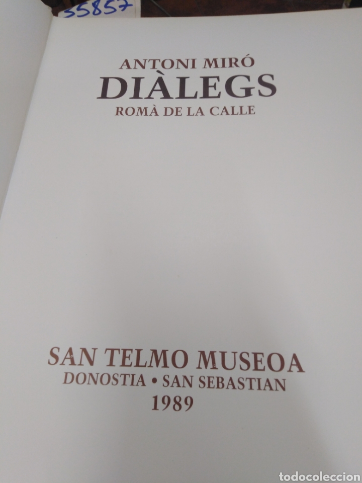 Libros: ANTONI MIRO. DIALEGS - CALLE,Rom&agrave; de la. - Foto 2