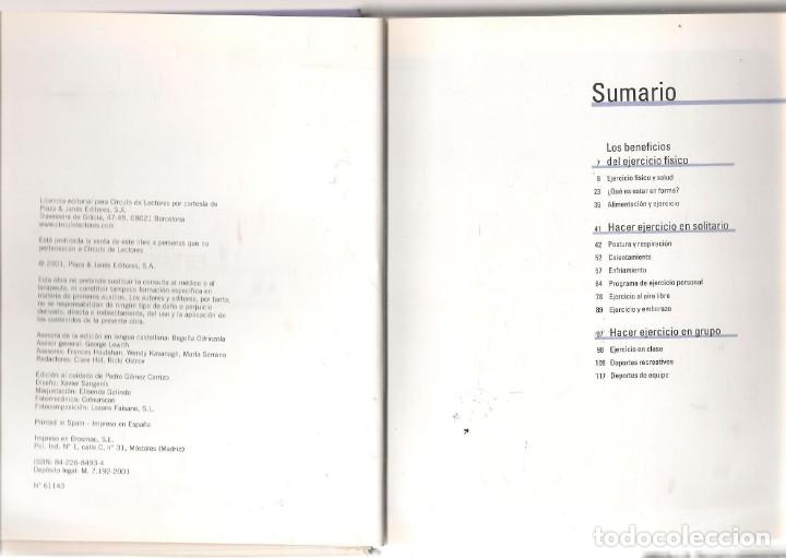 Libros: GU&Iacute;A PRACTICA PARA ESTAR EN FORMA. CIRCULO DE LECTORES, 2001.(ST/BL4) - Foto 3