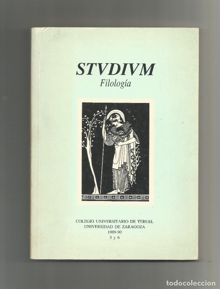 Libros: Stvdivm. Filolog&iacute;a. N&ordm; 5 y 6. - VV.AA.: - Foto 1