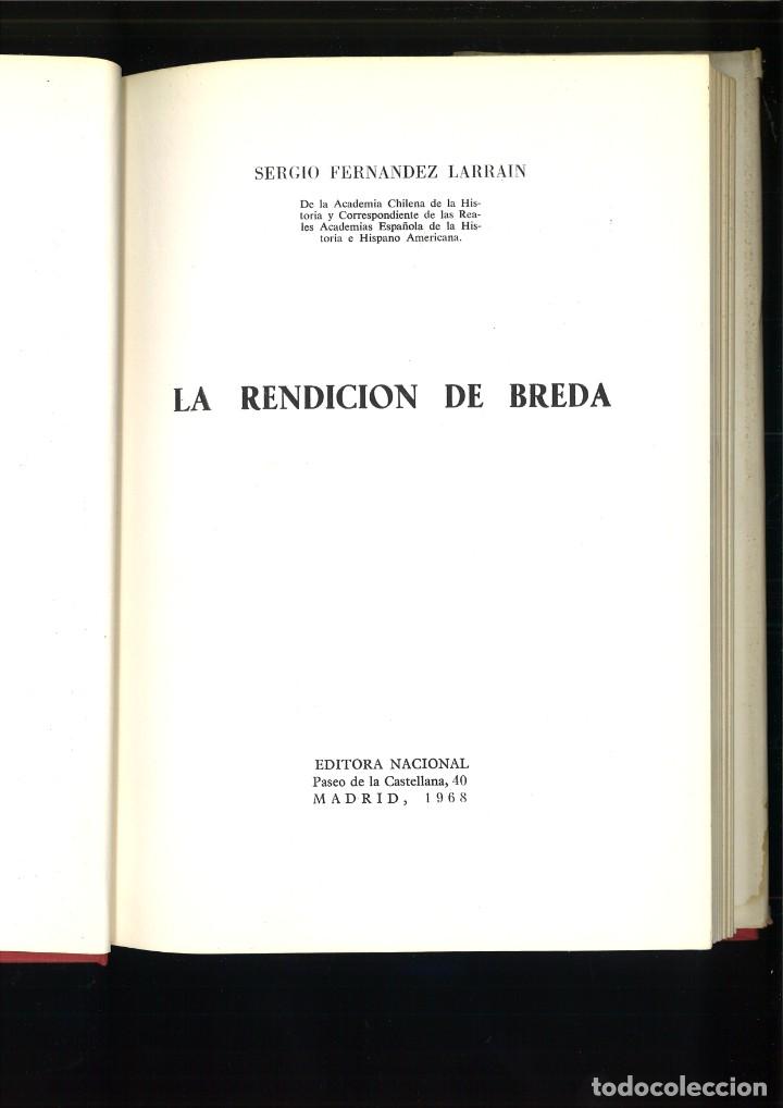 Libros: LA RENDICI&Oacute;N DE BREDA. Sergio Fernandez Larrain - Foto 2