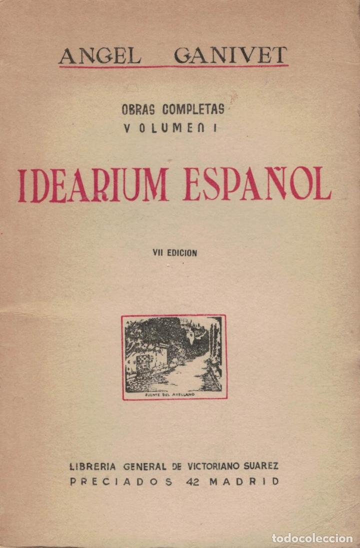 Libros: Ganivet. &Atilde;�ngel - IDEARIUM ESPA&Atilde;�OL - Foto 1