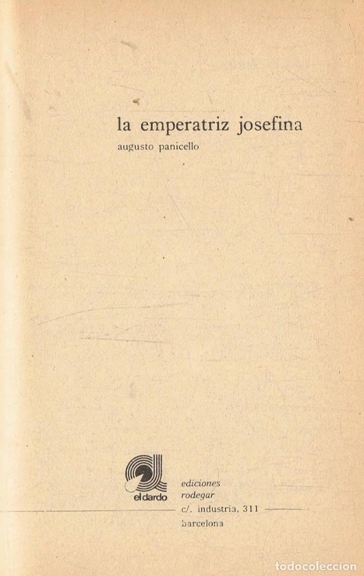 Libros: Panicello. Augusto - LA EMPERATRIZ JOSEFINA - Foto 1