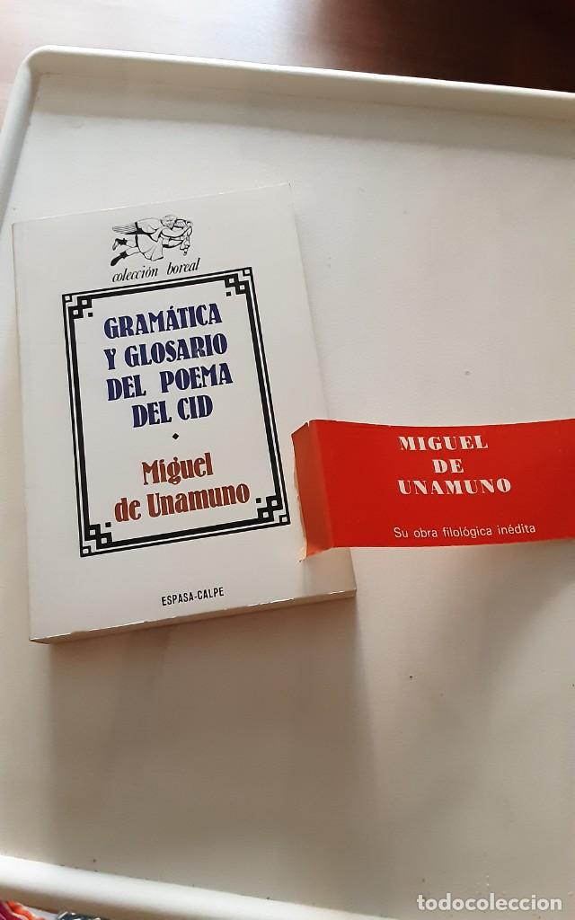 Libros: Gram&aacute;tica y glosario del poema del Cid - Miguel de Unamuno. - Foto 2