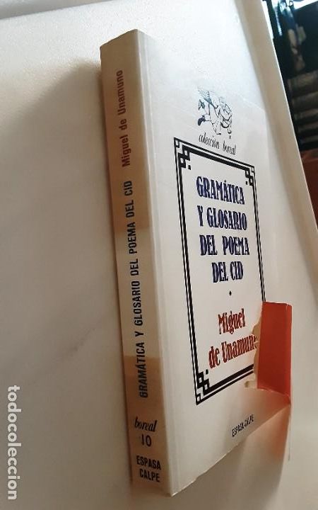 Libros: Gram&aacute;tica y glosario del poema del Cid - Miguel de Unamuno. - Foto 3