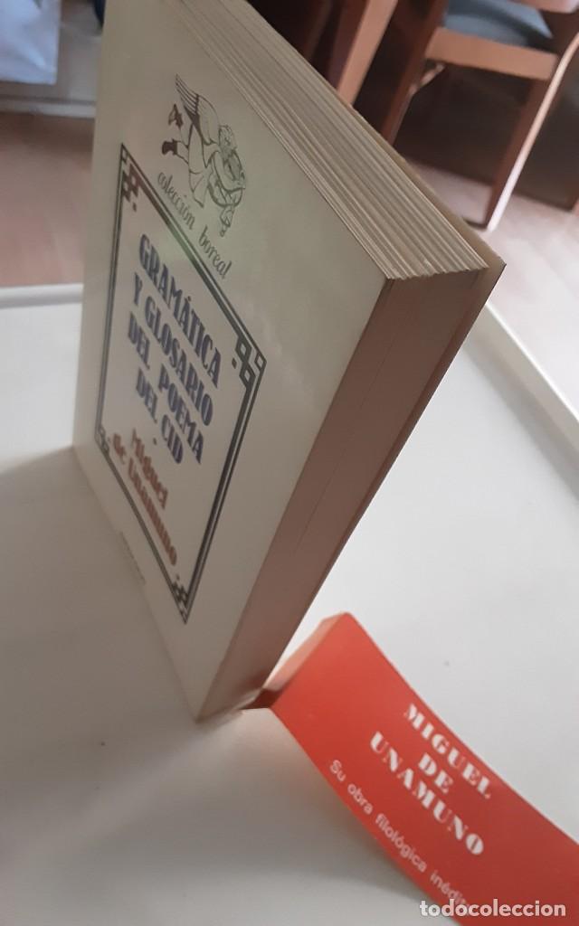 Libros: Gram&aacute;tica y glosario del poema del Cid - Miguel de Unamuno. - Foto 5