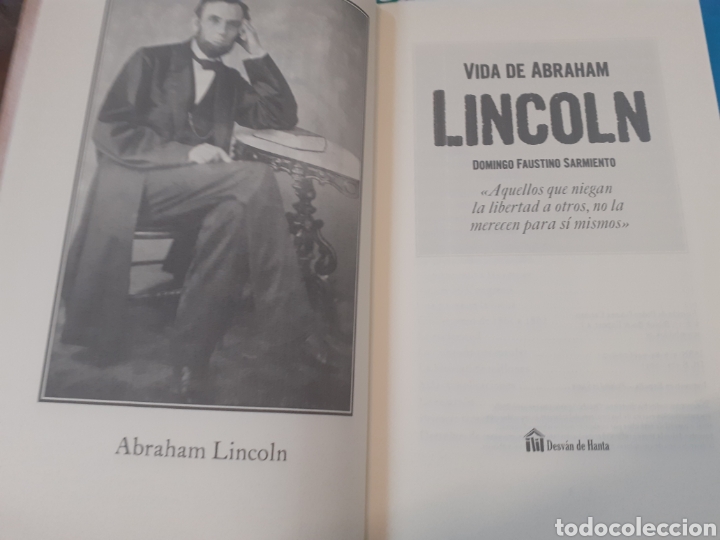 Libros: VIDA DE ABRAHAM LINCOLN - SARMIENTO,Domingo Faustino. - Foto 3