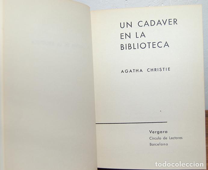 Libros: UN CAD&Aacute;VER EN LA BIBLIOTECA - AGATHA CHRISTIE - Foto 2