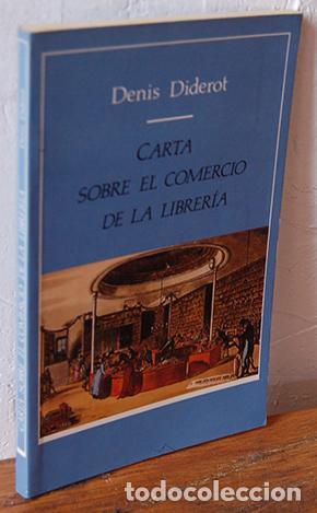 Libros: CARTA SOBRE EL COMERCIO DE LA LIBRER&Iacute;A - DENIS DIDEROT - Foto 2