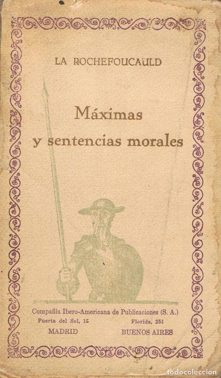 Libros: La Rochefoucauld - M&Atilde;�XIMAS Y SENTENCIAS MORALES - Foto 1