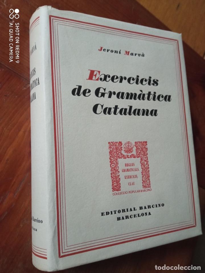 Libros: Jeroni Marv&agrave; - Exercicis de gram&agrave;tica catalana - Foto 1