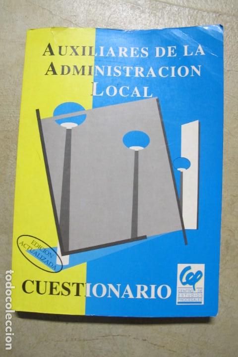B&uuml;cher: AUXILIARES DE LA ADMINISTRACION LOCAL. CUESTIONARIO