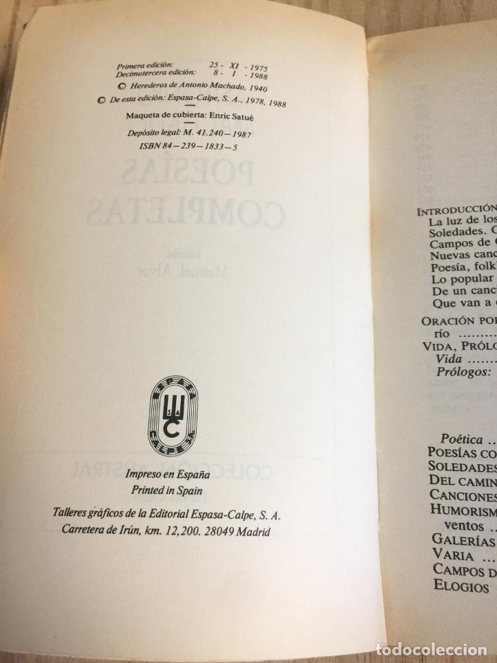 Libros: Poes&iacute;as completas - Antonio Machado - Foto 5