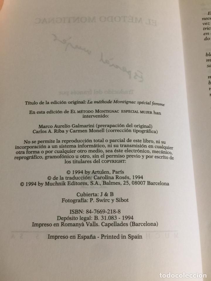 Libros: El m&eacute;todo montignac - Michel Montignac - Foto 3