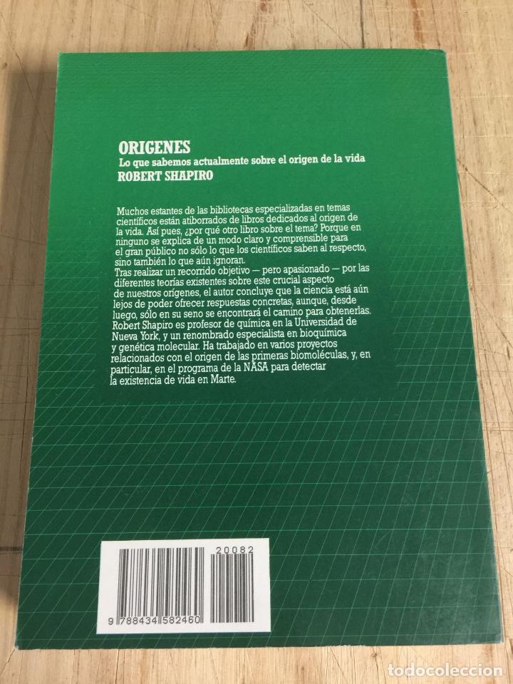 Libros: Origenes - Robert Shapiro - Foto 3