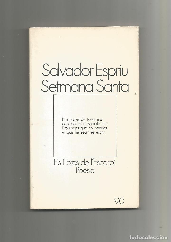 Libros: Setmana Santa. - ESPRIU, Salvador: - Foto 1