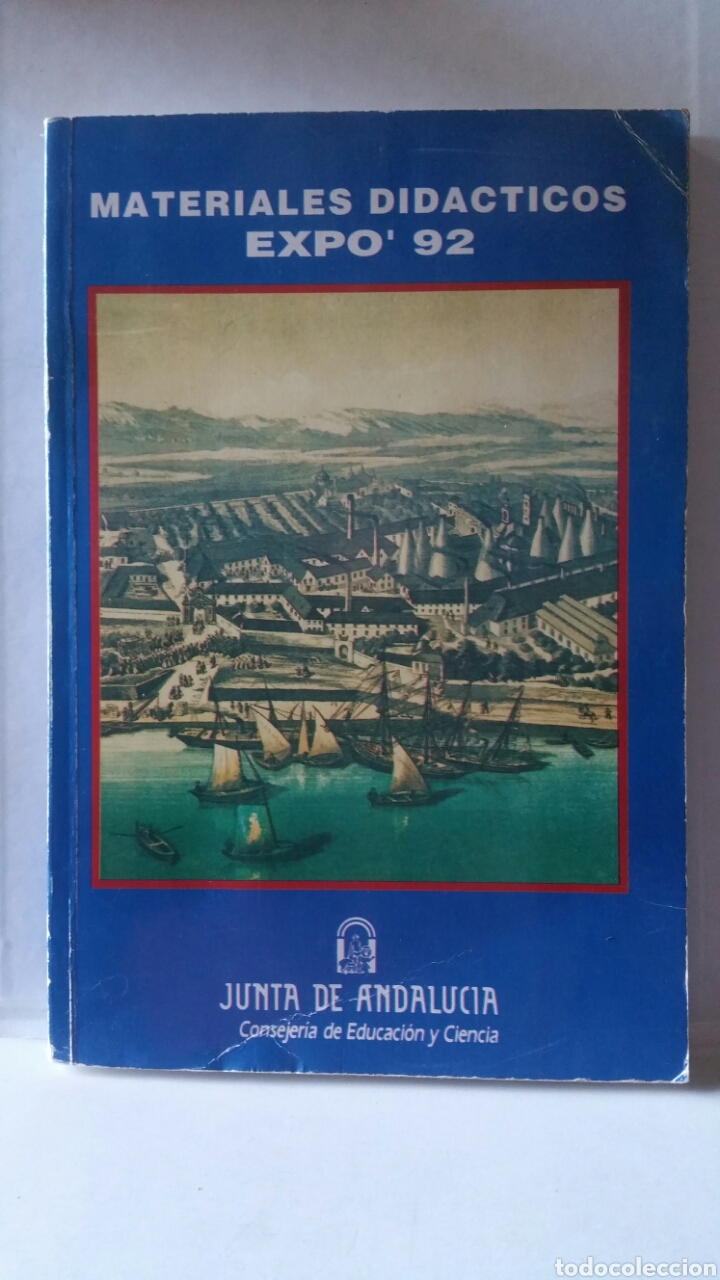 Libros: Materiales did&aacute;cticos expo92. Junta de Andaluc&iacute;a, programas de visitas, 1992. - Foto 1