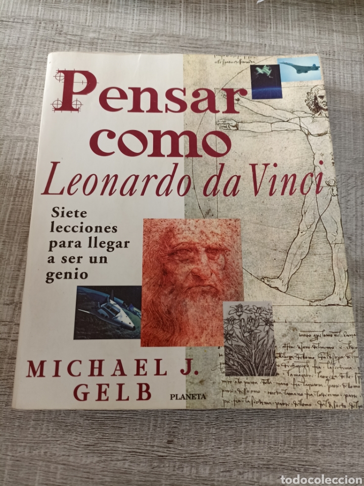 Libros: Pensar c&oacute;mo Leonardo da Vinci Michael J.gelb, editorial planeta - Foto 1
